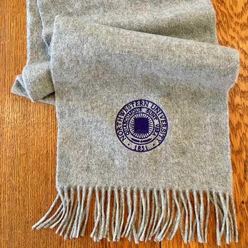 Bespoke custom silk scarf handcrafted by Harris Made