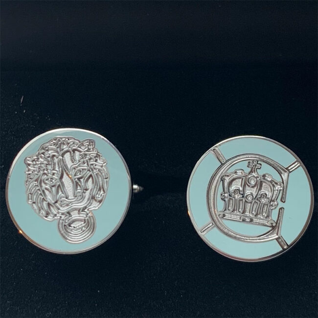 Custom enamel cufflinks corporate gift
