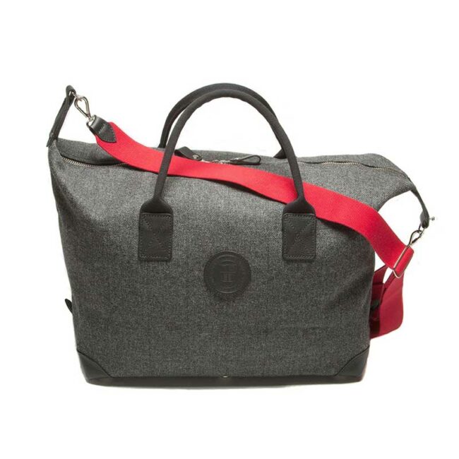 Custom leather tote and messenger bag