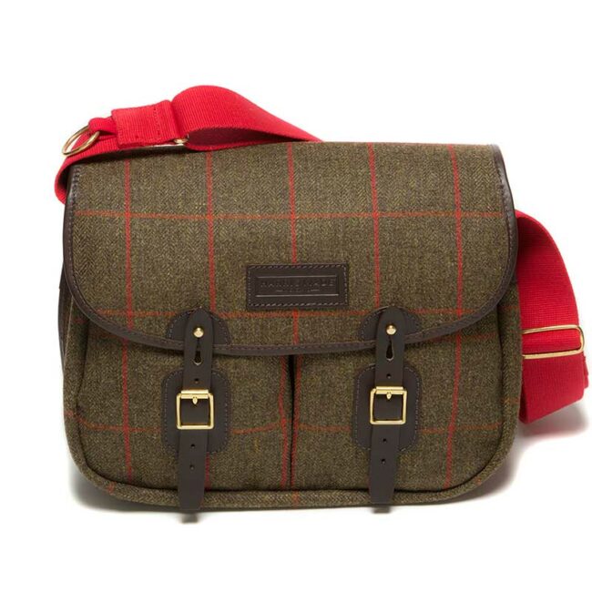 Custom leather messenger bag corporate gift